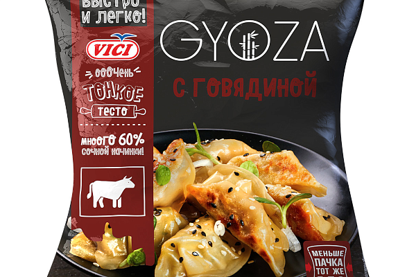  Gyoza с говядиной Vici 400 г в интернет-магазине продуктов с Преображенского рынка Apeti.ru