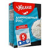 Рис Увелка длиннозерный в пакетах для варки 5*80 г