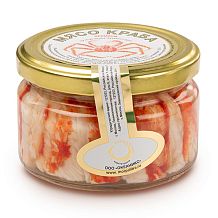 Мясо краба Морская Палитра премиум 230 мл