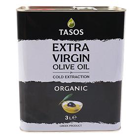  Масло оливковое Tasos extra virgin organic 3 л в интернет-магазине свежих фермерских продуктов Apeti.ru