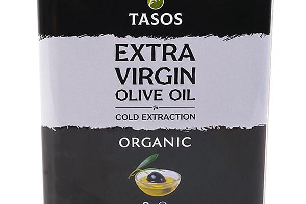  Масло оливковое Tasos extra virgin organic 3 л в интернет-магазине продуктов с Преображенского рынка Apeti.ru