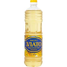  Масло подсолнечное Злато рафинированное 1 л в интернет-магазине продуктов с Преображенского рынка Apeti.ru