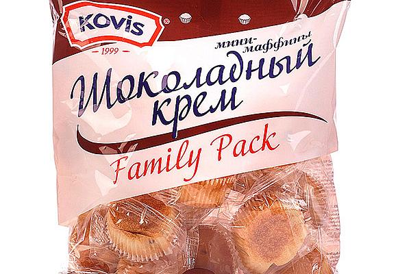  Мини-маффины Kovis шоколадный крем 470 г в интернет-магазине продуктов с Преображенского рынка Apeti.ru