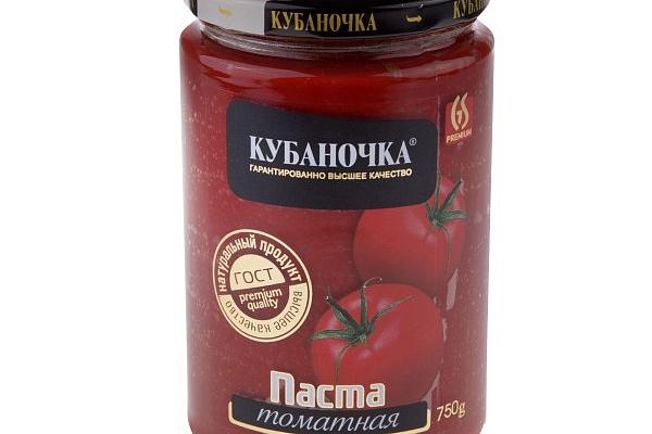  Томатная паста Кубаночка 750 г в интернет-магазине продуктов с Преображенского рынка Apeti.ru