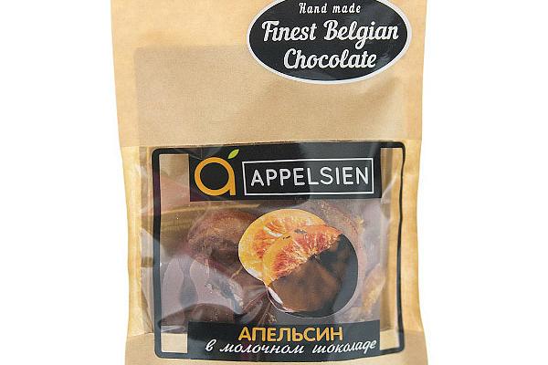  Апельсиновые дольки Appelsien в молочном бельгийском шоколаде 85 г в интернет-магазине продуктов с Преображенского рынка Apeti.ru
