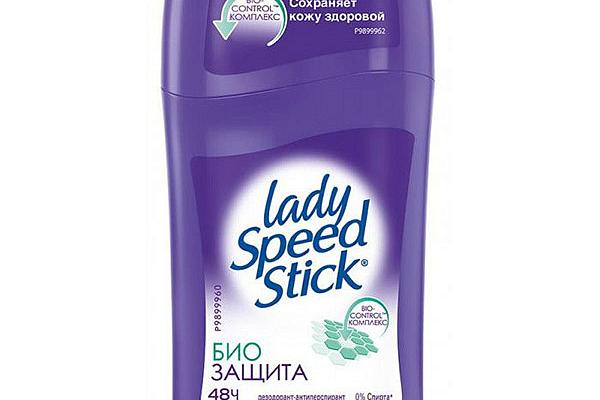  Дезодорант антиперспирант Lady Speed Stick био защита 45 г в интернет-магазине продуктов с Преображенского рынка Apeti.ru