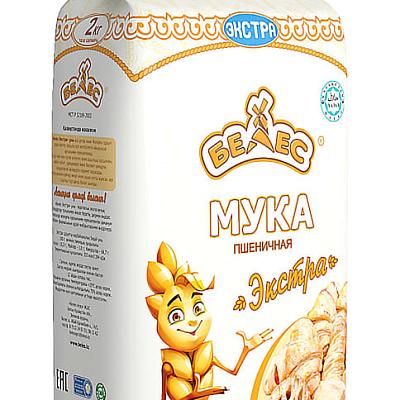  Мука пшеничная Белес Экстра в/с 2 кг в интернет-магазине свежих фермерских продуктов Apeti.ru