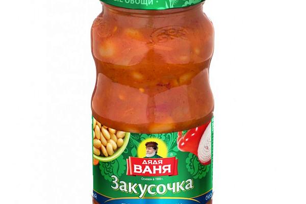  Закусочка фасоль по-тоскански "Дядя Ваня" 460 г в интернет-магазине продуктов с Преображенского рынка Apeti.ru