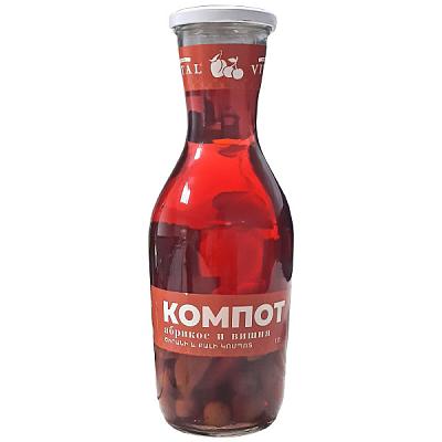  Компот Vital из абрикоса с вишней 1 л в интернет-магазине свежих фермерских продуктов Apeti.ru