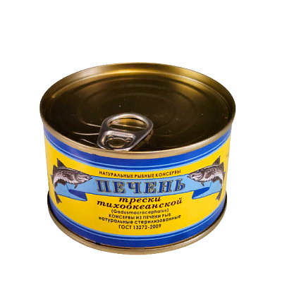  Печень трески АкваФиш натуральная 200 г в интернет-магазине свежих фермерских продуктов Apeti.ru