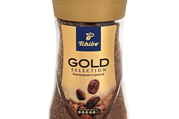  Кофе Tchibo Gold selection растворимый сублимированный 95 г в интернет-магазине продуктов с Преображенского рынка Apeti.ru