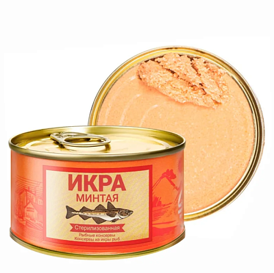 Икра минтая "Камчаттралфлот" 185 г