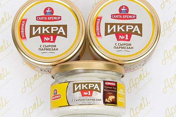  Икра мойвы с сыром пармезан Санта Бремор, 180 г в интернет-магазине продуктов с Преображенского рынка Apeti.ru