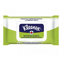Салфетки влажные Kleenex антибактериальные (семейные) 40 шт