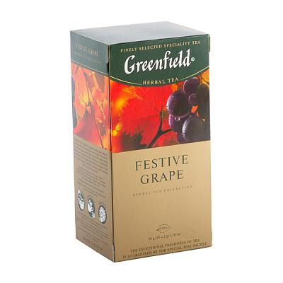  Чай травяной Greenfield Festive Grape 25 пак в интернет-магазине свежих фермерских продуктов Apeti.ru