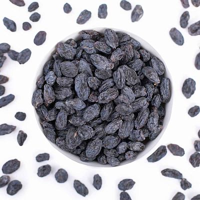 Изюм черный кишмиш без косточек на развес 250 г