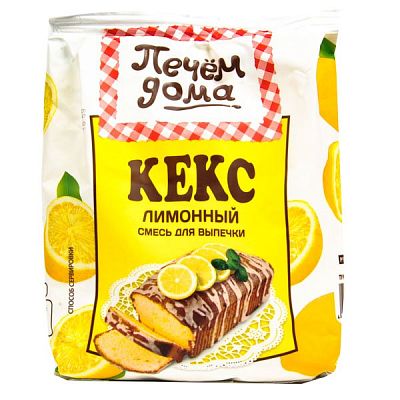Смесь для выпечки Печем дома кекс лимонный 400 г