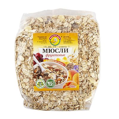 Мюсли Мастер Дак фруктовые 350 г