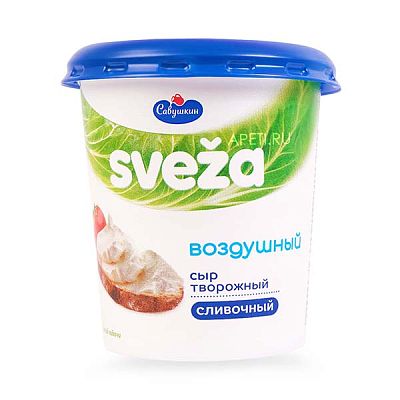 Сыр творожный Савушкин Sveza Воздушный сливочный 60% 150 г