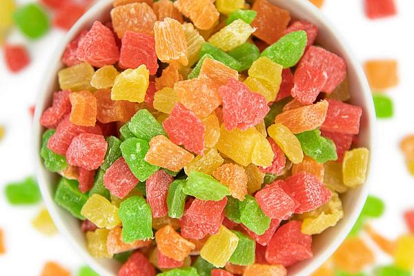  Цукаты фруктовые кубики на развес 250 г в интернет-магазине продуктов с Преображенского рынка Apeti.ru