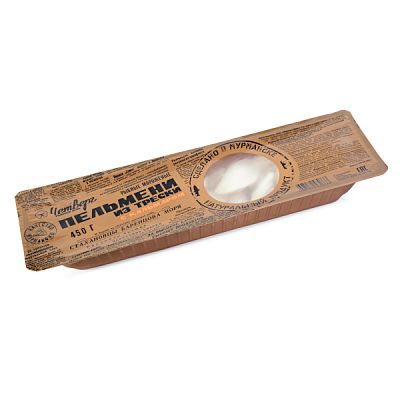 Пельмени Четверг из трески с кальмаром 450 г