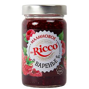  Варенье Ricco малиновое 400 г в интернет-магазине продуктов с Преображенского рынка Apeti.ru