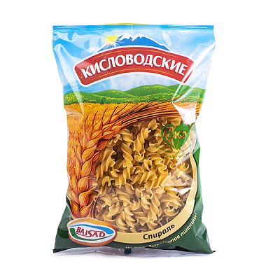 Макаронные изделия "Кисловодские" Байсад спирали 400 г
