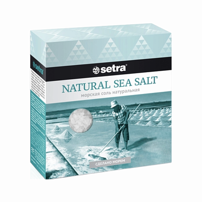 Соль морская Setra натуральная 500 г