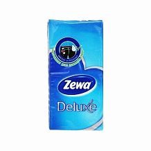 Платочки носовые ZEWA DELUX Дизайн 3-х слойные 1шт