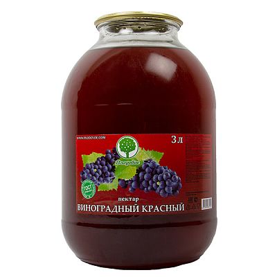 Нектар Виноградный Красный 3 л