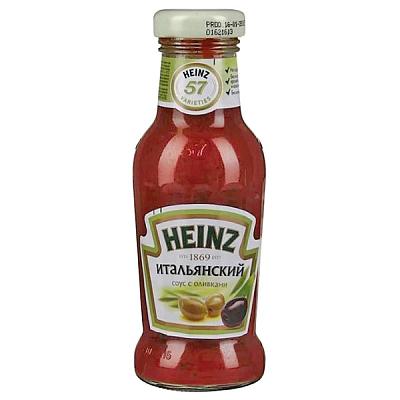  Соус Heinz итальянский с оливками 265 г в интернет-магазине свежих фермерских продуктов Apeti.ru