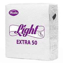 Салфетки бумажные Plushe Light Extra 50 35 шт
