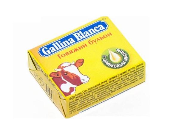  Бульон Gallina Blanca Говяжий кубик 1 шт в интернет-магазине продуктов с Преображенского рынка Apeti.ru