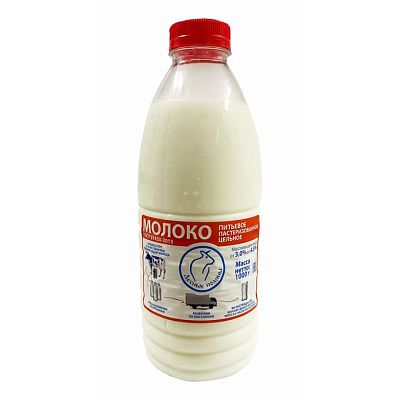 Молоко Лесные поляны питьевое 3%- 4,5% 1л