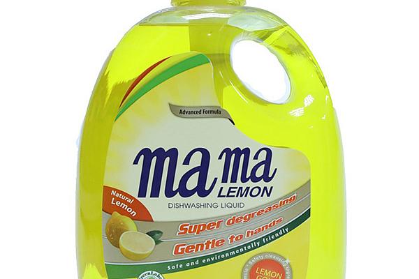 Гель Mama lemon для мытья посуды и детских принадлежностей лимон 1 л в интернет-магазине продуктов с Преображенского рынка Apeti.ru