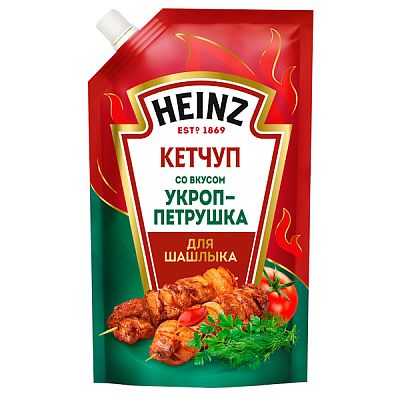 Кетчуп Heinz укроп-петрушка для шашлыка 320 г