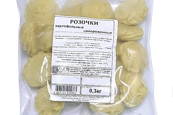  Розочки картофельные замороженные, 300 г в интернет-магазине продуктов с Преображенского рынка Apeti.ru