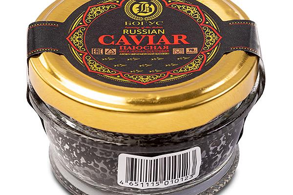  Черная икра Паюсная осетровых Caviar Bogus 70 г в интернет-магазине продуктов с Преображенского рынка Apeti.ru