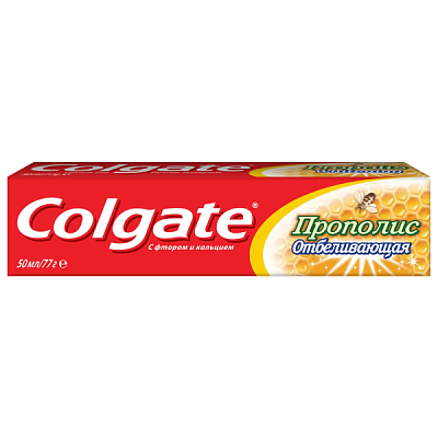  Зубная паста Colgate прополис отбеливающая 100 мл в интернет-магазине свежих фермерских продуктов Apeti.ru