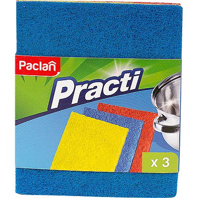 Мочалки абразивные Paclan, 3 шт