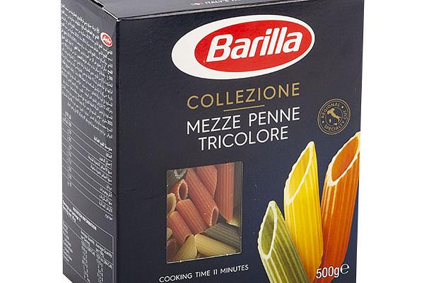  Макаронные изделия Barilla Mezze Penne Tricolore 500 г в интернет-магазине продуктов с Преображенского рынка Apeti.ru