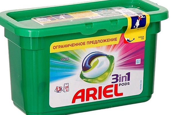  Капсулы для стирки Ariel колор 15 шт в интернет-магазине продуктов с Преображенского рынка Apeti.ru
