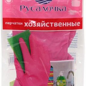  Перчатки резиновые хозяйственные Русалочка M в интернет-магазине свежих фермерских продуктов Apeti.ru