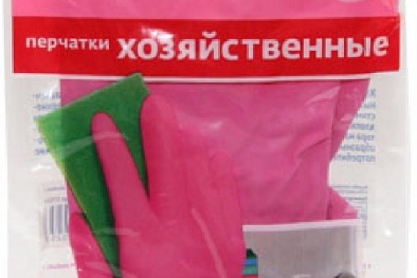 Перчатки резиновые хозяйственные Русалочка M в интернет-магазине продуктов с Преображенского рынка Apeti.ru
