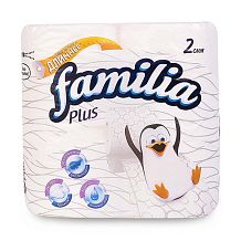 Туалетная бумага Familia двухслойная 4 шт