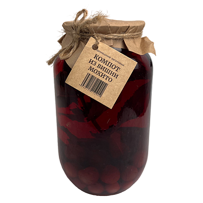  Компот Мохито вишня 1,5 л ст/б в интернет-магазине свежих фермерских продуктов Apeti.ru