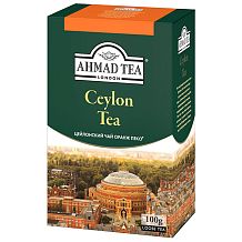 Чай черный Ahmad Tea Ceylon оранж пеко 100 г