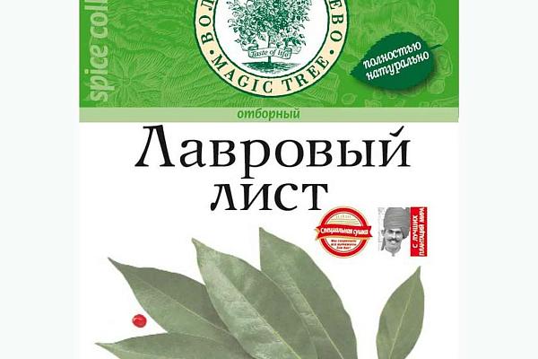  Лавровый лист Волшебное дерево целый 10 г в интернет-магазине продуктов с Преображенского рынка Apeti.ru