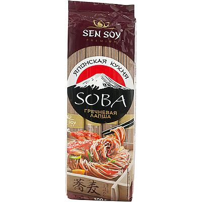  Лапша гречневая Sen Soy Premium Soba 300 г в интернет-магазине свежих фермерских продуктов Apeti.ru