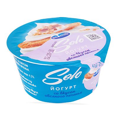 Йогурт Экомилк со вкусом овсяного печенья 4,2% 130 г БЗМЖ